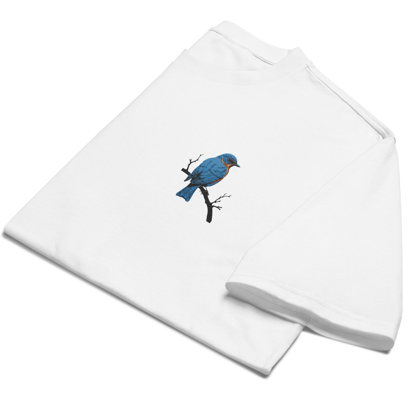 Übergroßes T-Shirt mit „Bluebird“-Stick