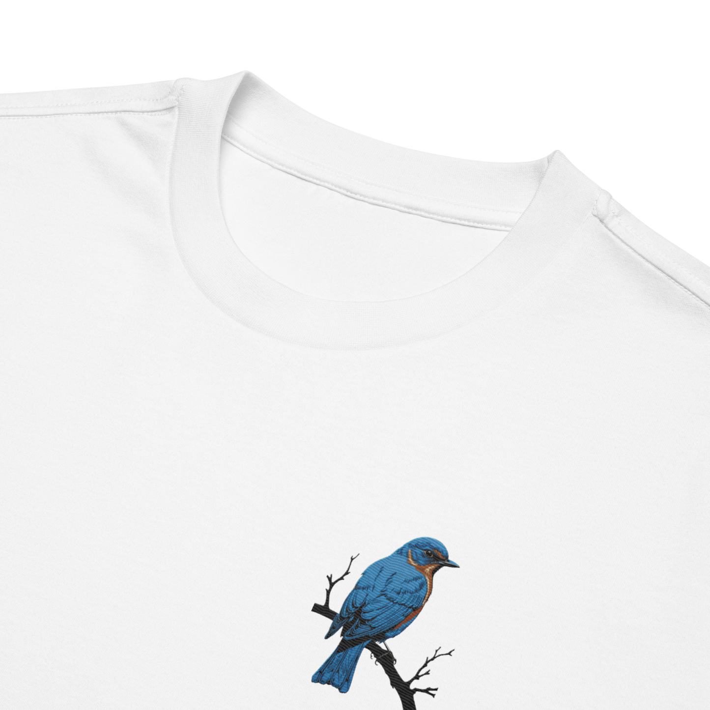 Übergroßes T-Shirt mit „Bluebird“-Stick